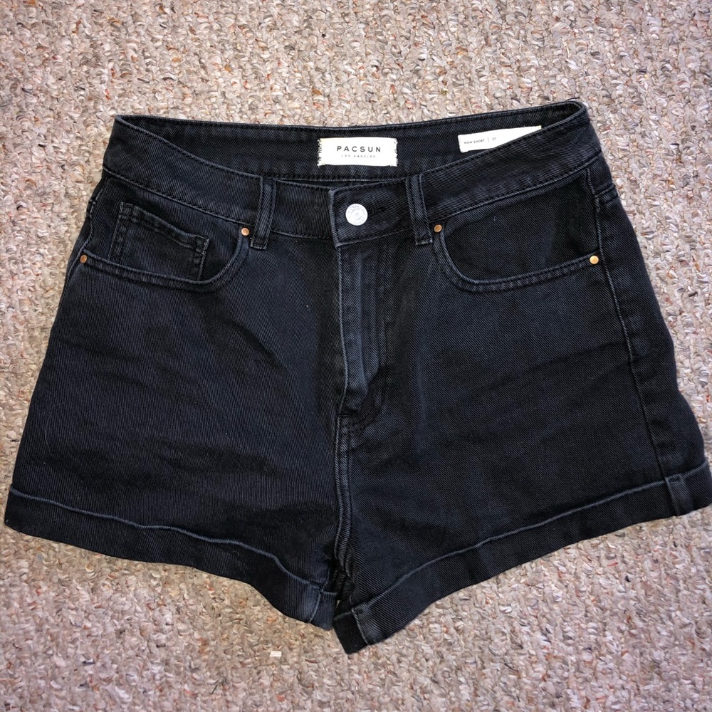 Pacsun black mom shorts